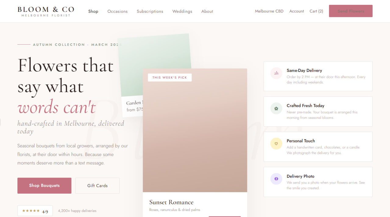 Bloom & Co Melbourne