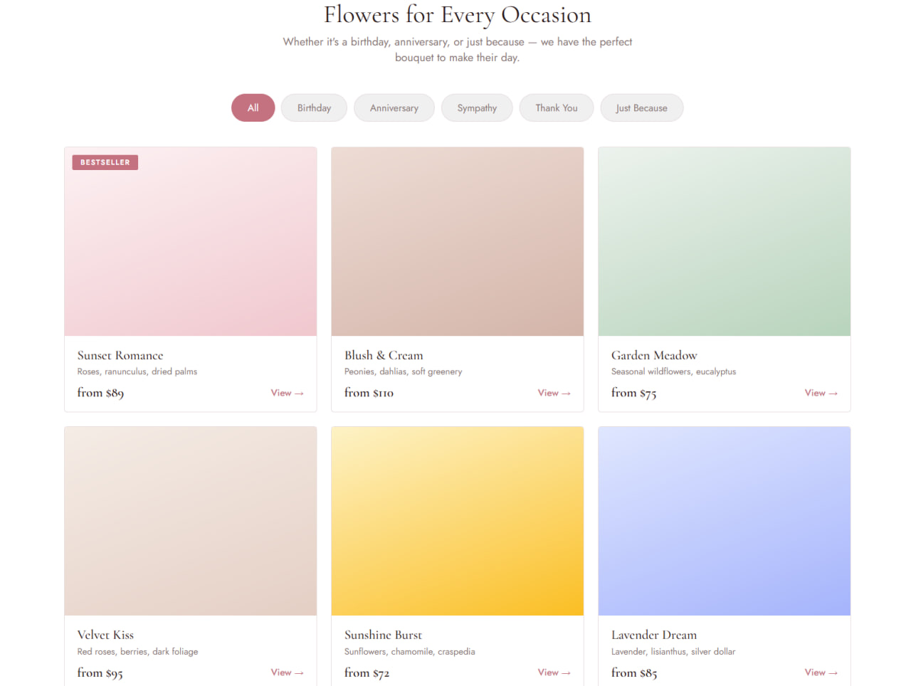 Bloom & Co — Кошик з плануванням доставки та повідомленням на картці