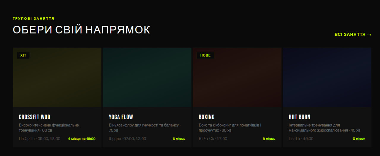 FitZone — Групові заняття: CrossFit, Yoga, Boxing, HIIT