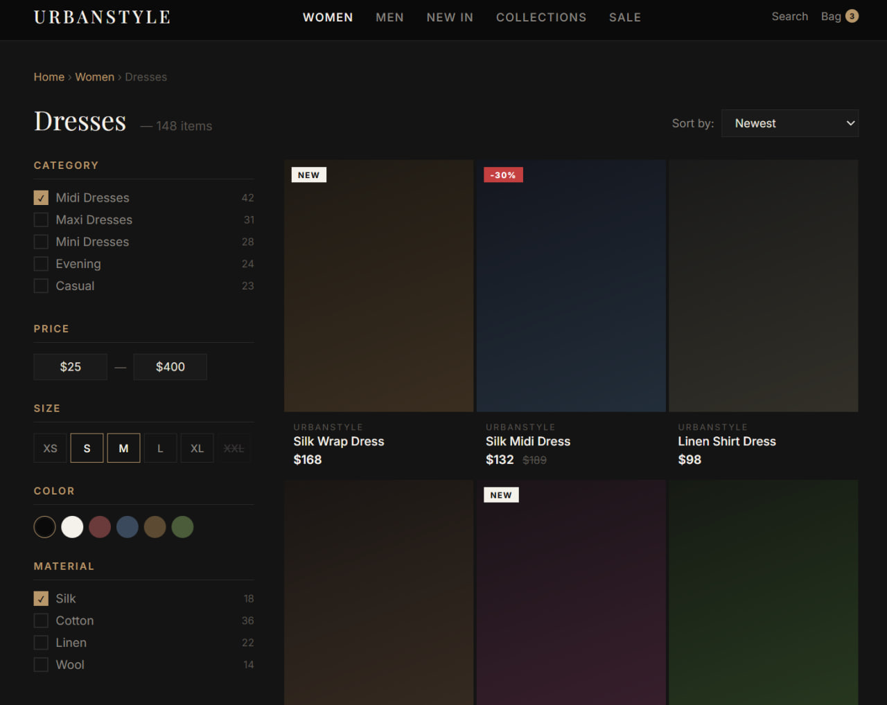 Urban Style Shop — Каталог з категоріями та трендовими товарами